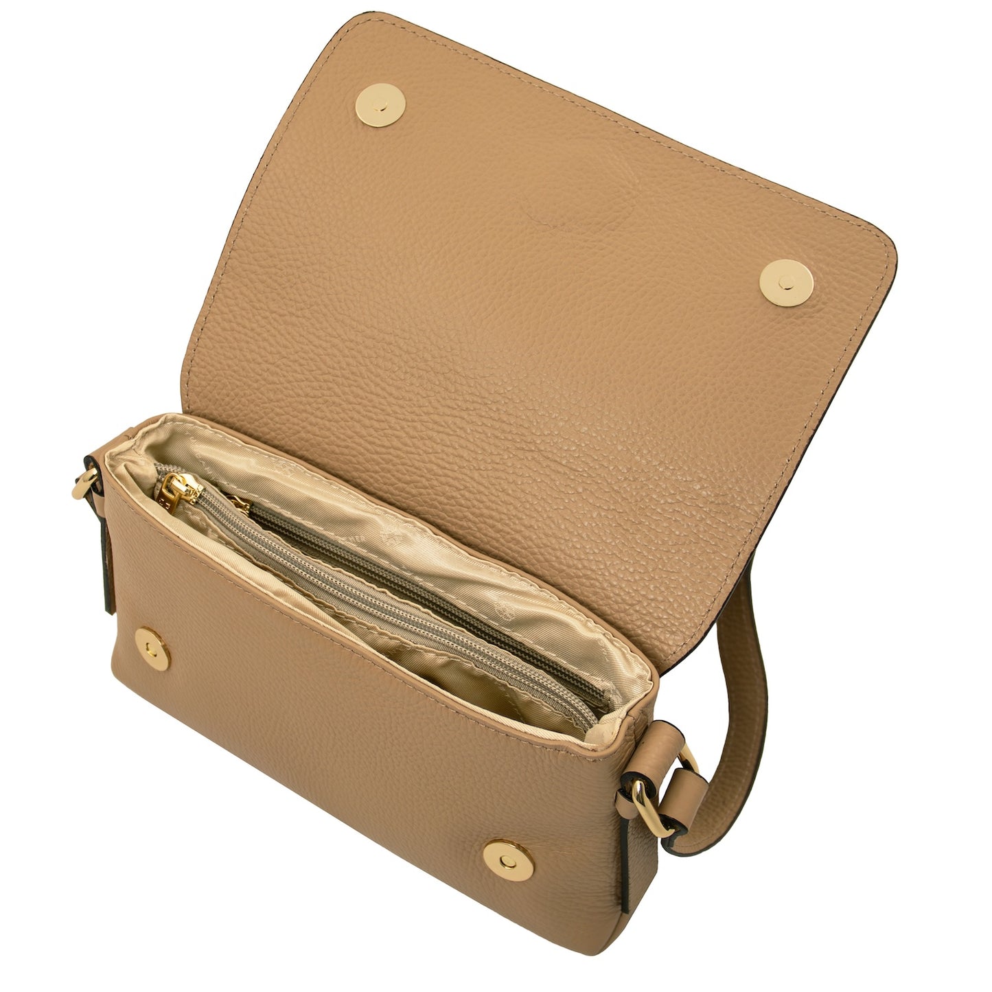 Biscuit - Soft leather shoulder bag | TL142582