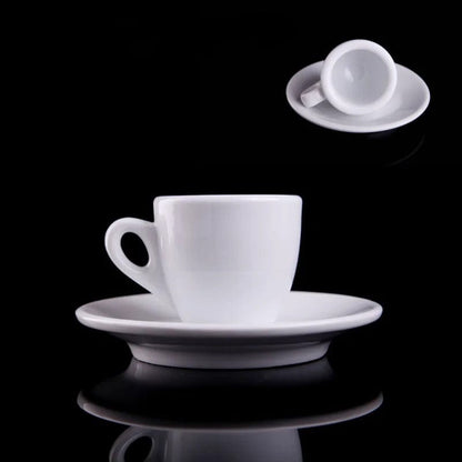 Black and White Ceramic Espresso Cup Set | 50 ml - Premium  - Shop now at San Rocco Italia