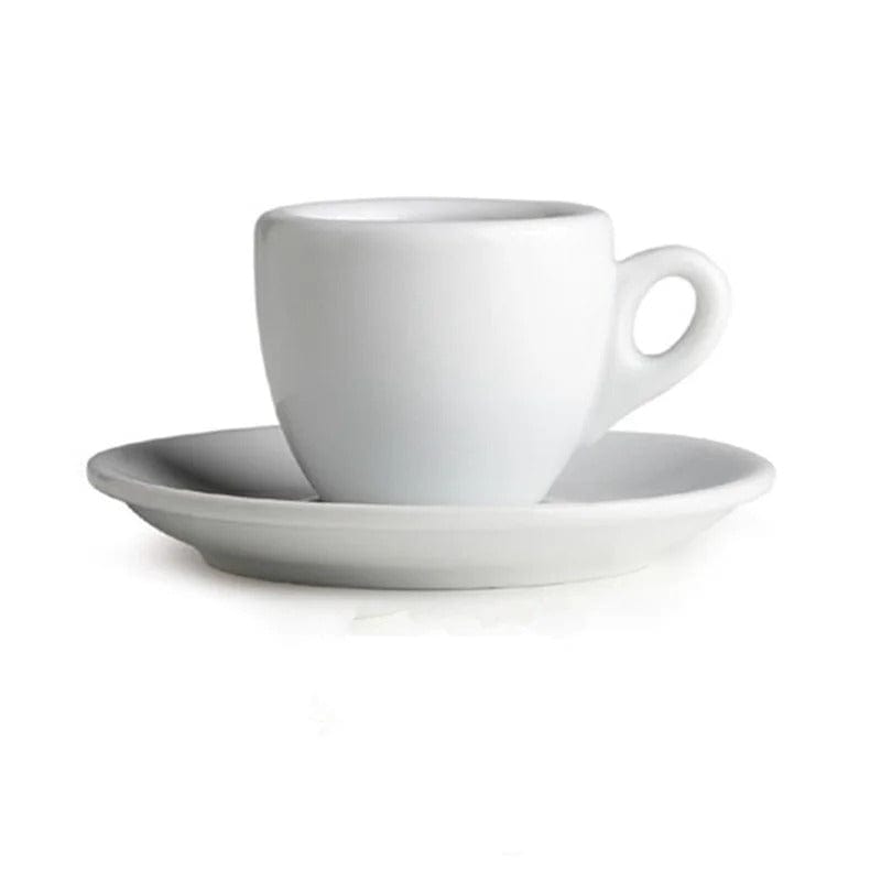 Black and White Ceramic Espresso Cup Set | 50 ml - Premium  - Shop now at San Rocco Italia