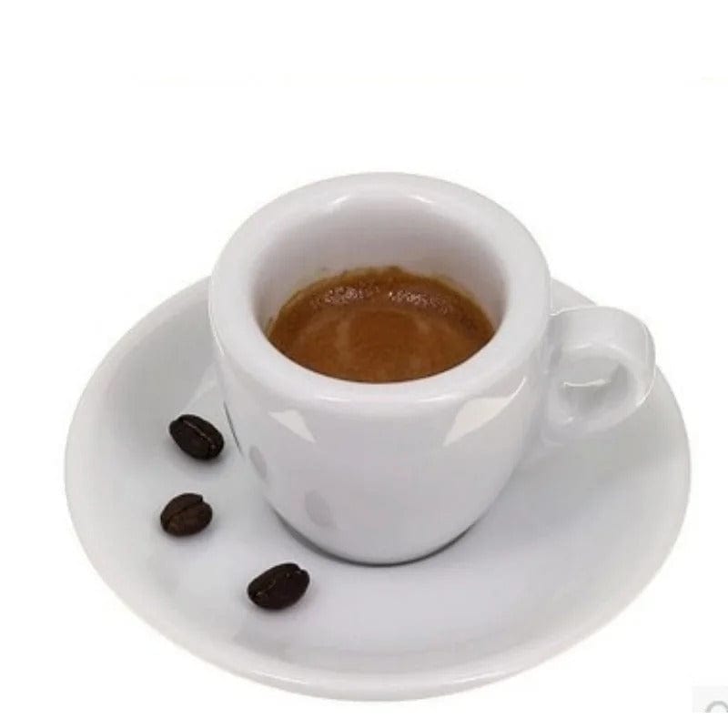 Black and White Ceramic Espresso Cup Set | 50 ml - Premium  - Shop now at San Rocco Italia