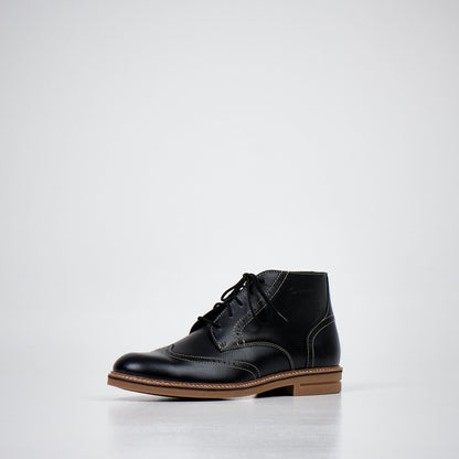 Black Ankle Boots 424 - Premium  - Shop now at San Rocco Italia