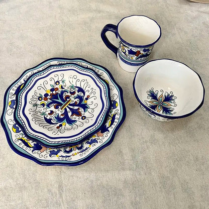 Blue and White Decorative Plates and Tableware - Premium Tableware - Shop now at San Rocco Italia