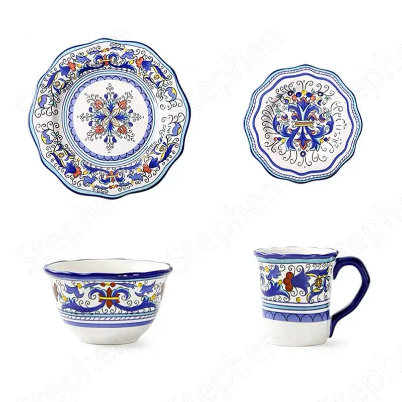 Blue and White Decorative Plates and Tableware - Premium Tableware - Shop now at San Rocco Italia