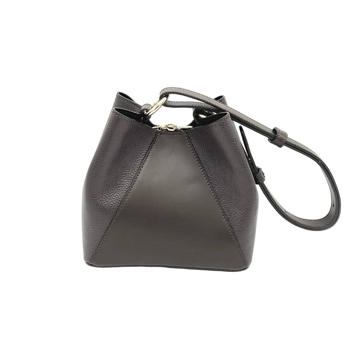 Bolgheri Leather Bucket Bag – Handcrafted in Tuscany