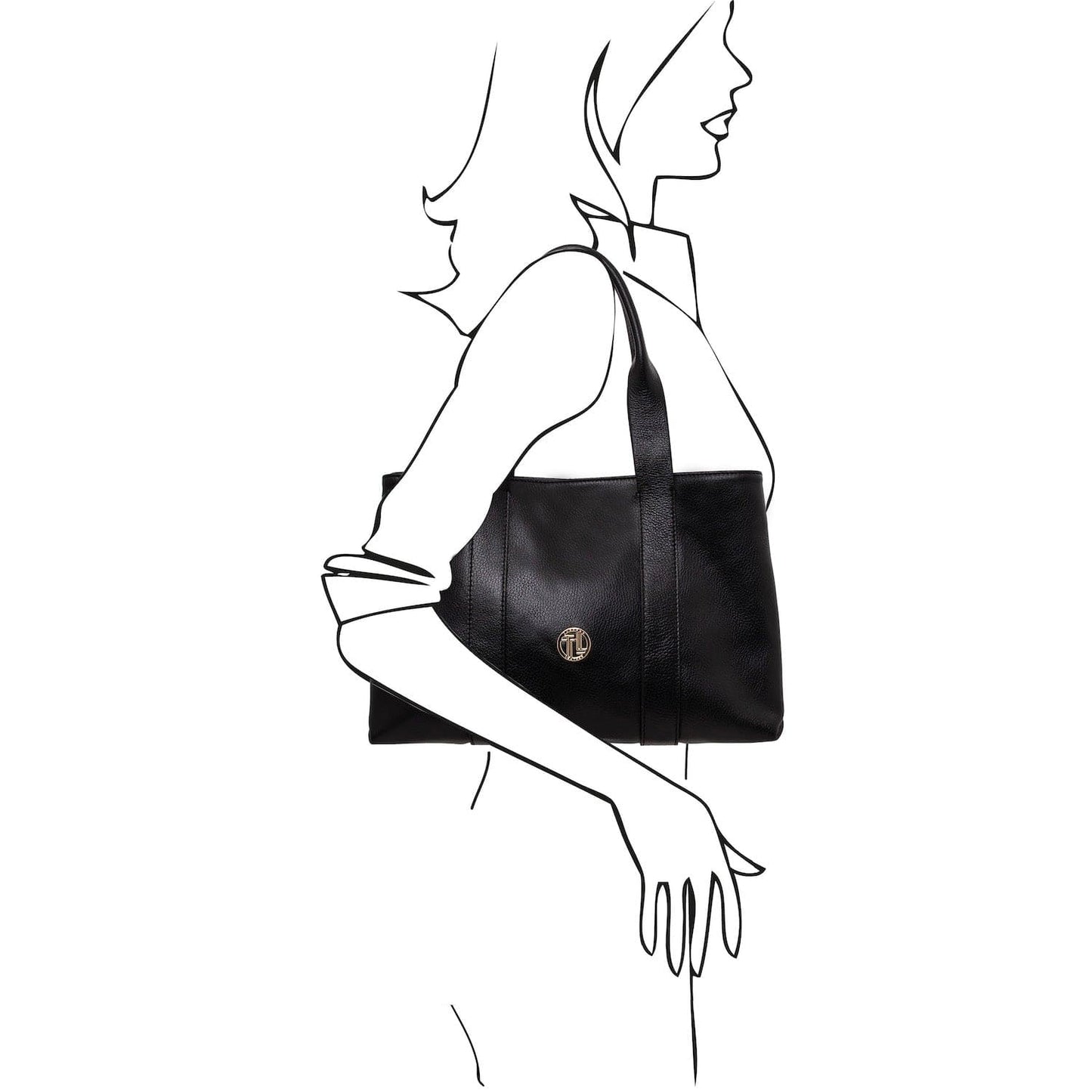 Callie - Soft leather shoulder bag | TL142415 - Premium Leather shoulder bags - Shop now at San Rocco Italia