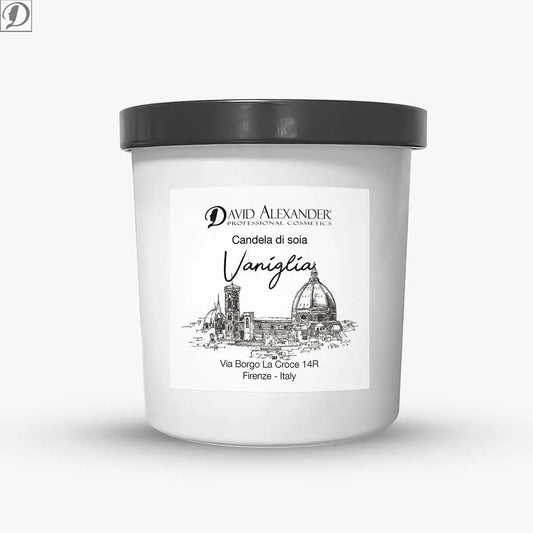 Candela in Cera di Soia alla Vaniglia – Naturale, Profumata, Lunga Durata