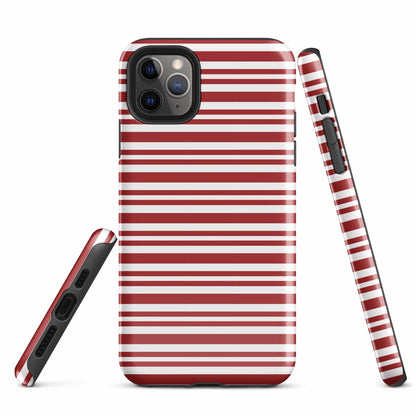 Candy Cane Tough Case for iPhone® - Premium  - Shop now at San Rocco Italia