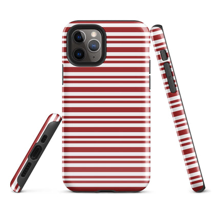 Candy Cane Tough Case for iPhone® - Premium  - Shop now at San Rocco Italia