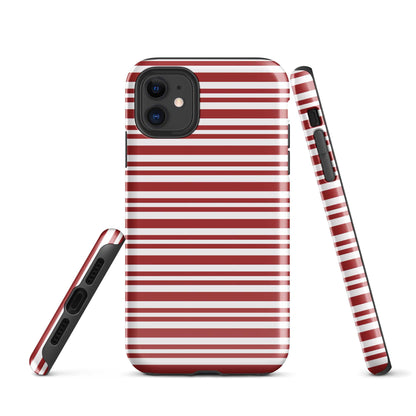 Candy Cane Tough Case for iPhone® - Premium  - Shop now at San Rocco Italia