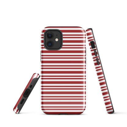 Candy Cane Tough Case for iPhone® - Premium  - Shop now at San Rocco Italia