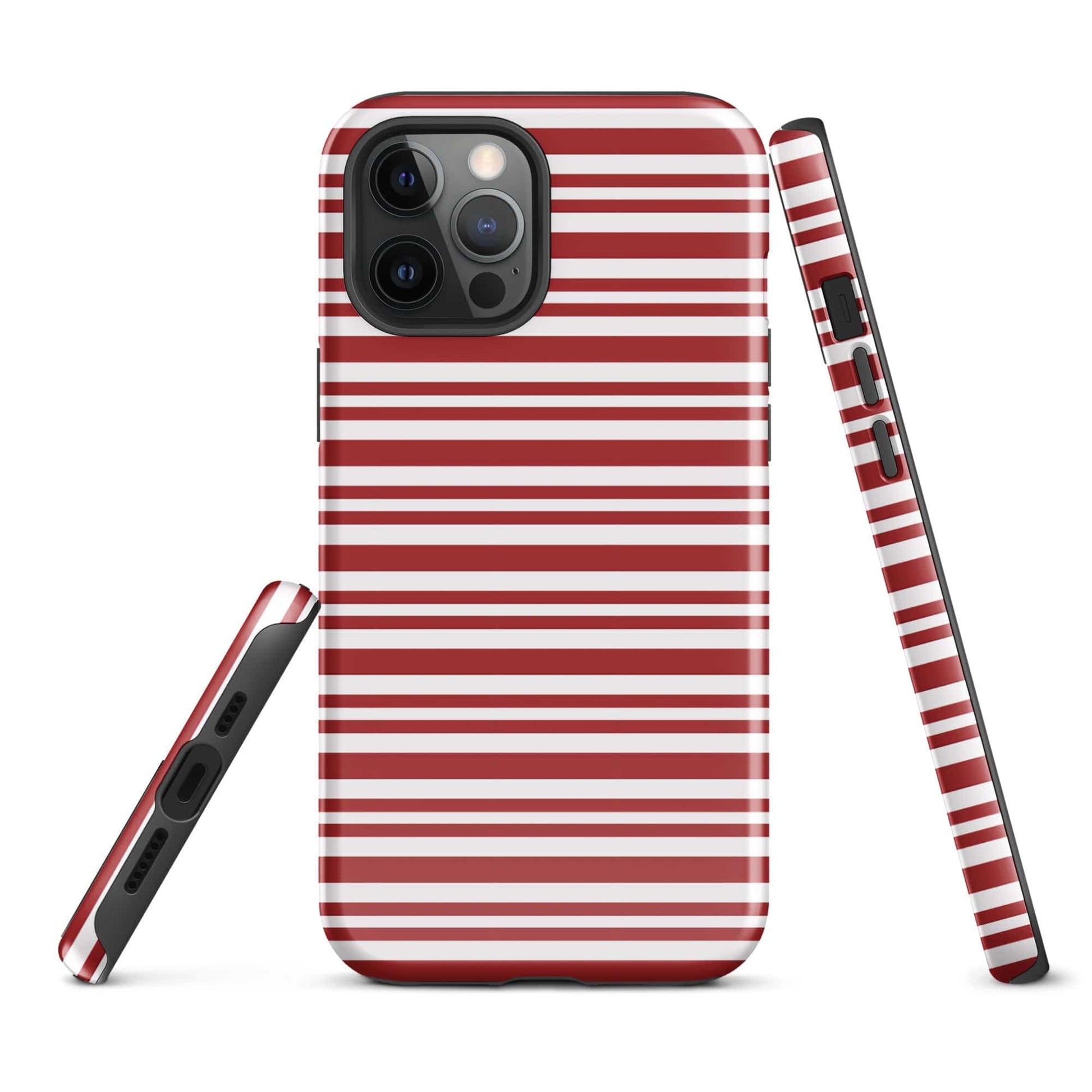 Candy Cane Tough Case for iPhone® - Premium  - Shop now at San Rocco Italia