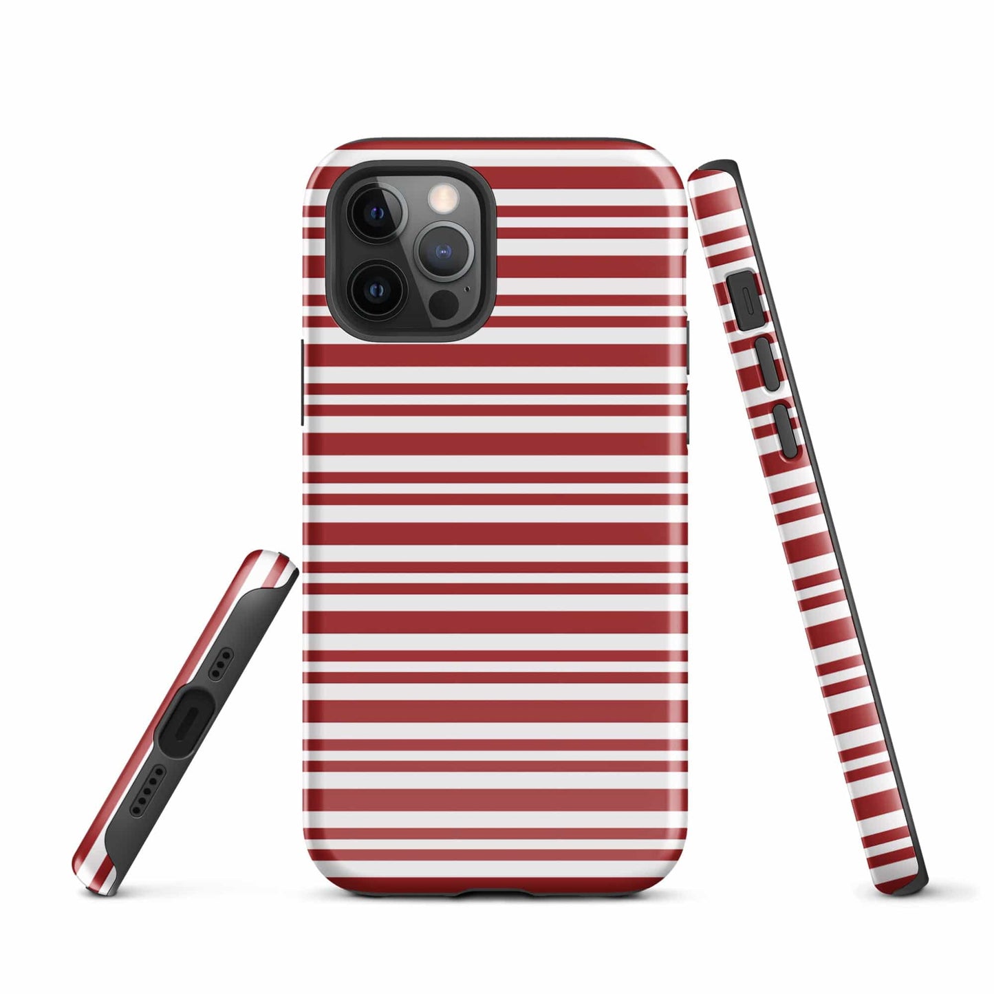 Candy Cane Tough Case for iPhone® - Premium  - Shop now at San Rocco Italia