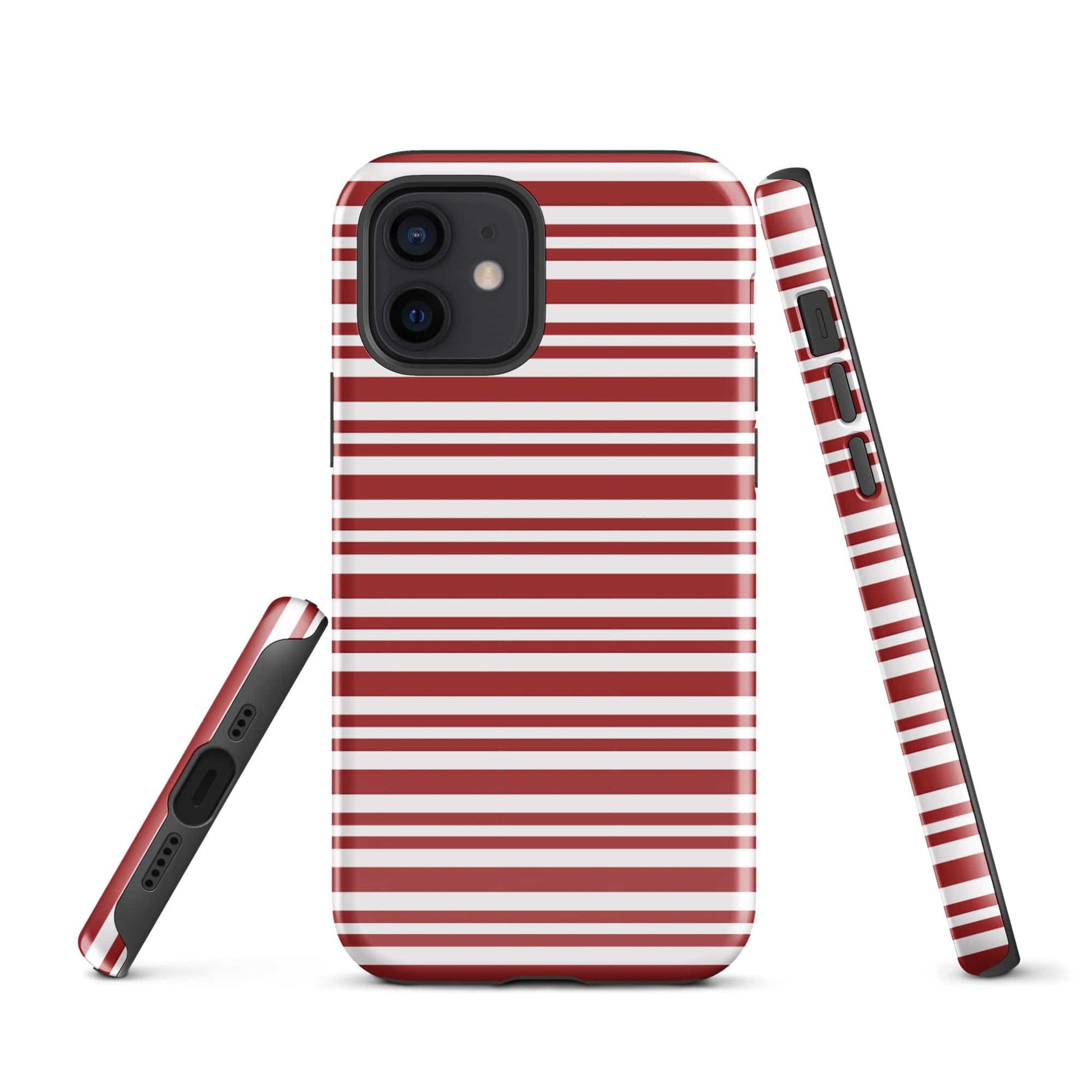 Candy Cane Tough Case for iPhone® - Premium  - Shop now at San Rocco Italia