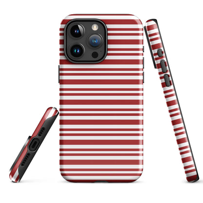 Candy Cane Tough Case for iPhone® - Premium  - Shop now at San Rocco Italia