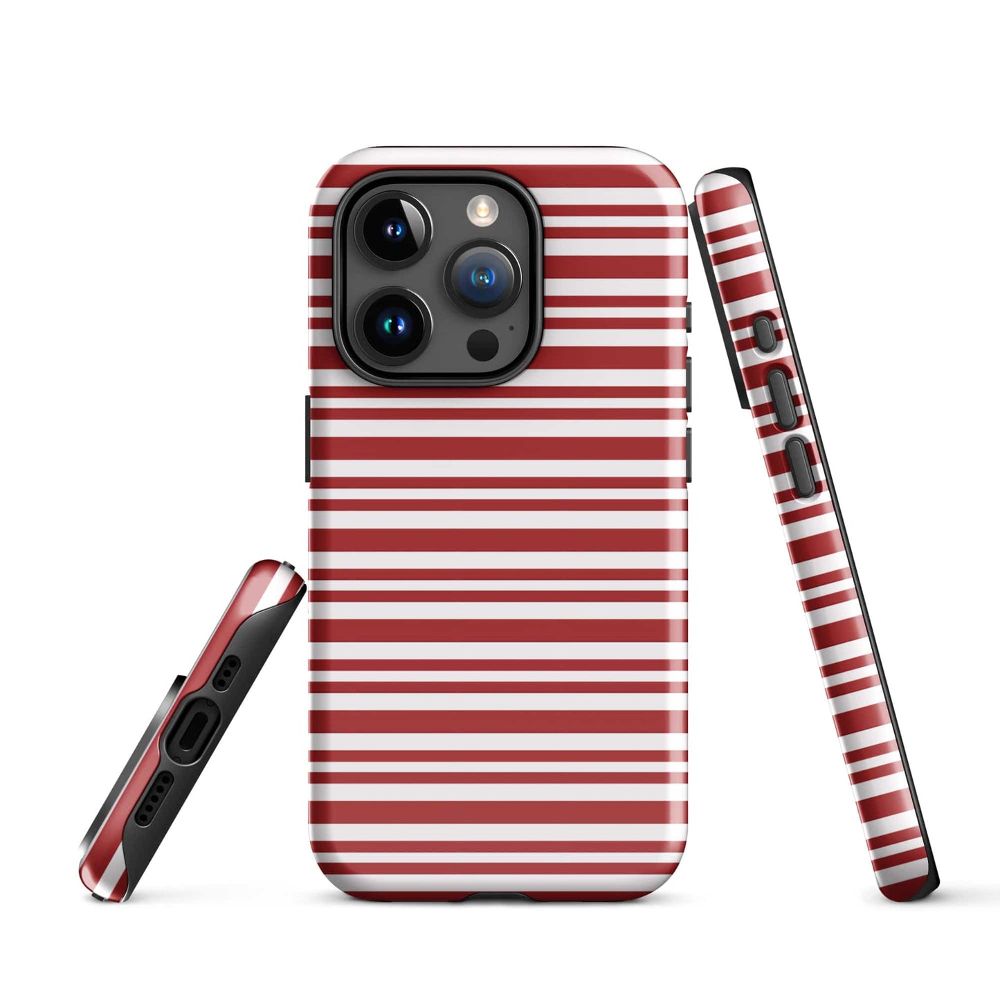 Candy Cane Tough Case for iPhone® - Premium  - Shop now at San Rocco Italia