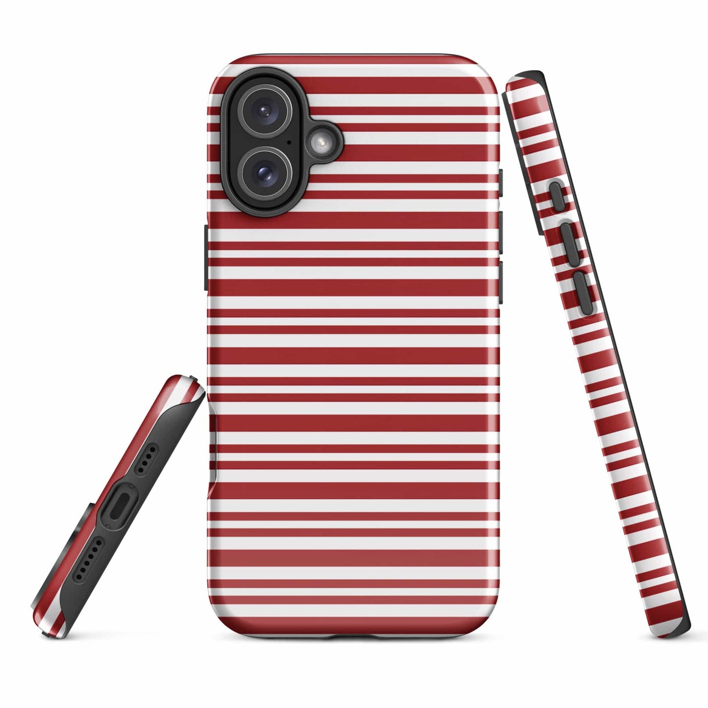 Candy Cane Tough Case for iPhone® - Premium  - Shop now at San Rocco Italia