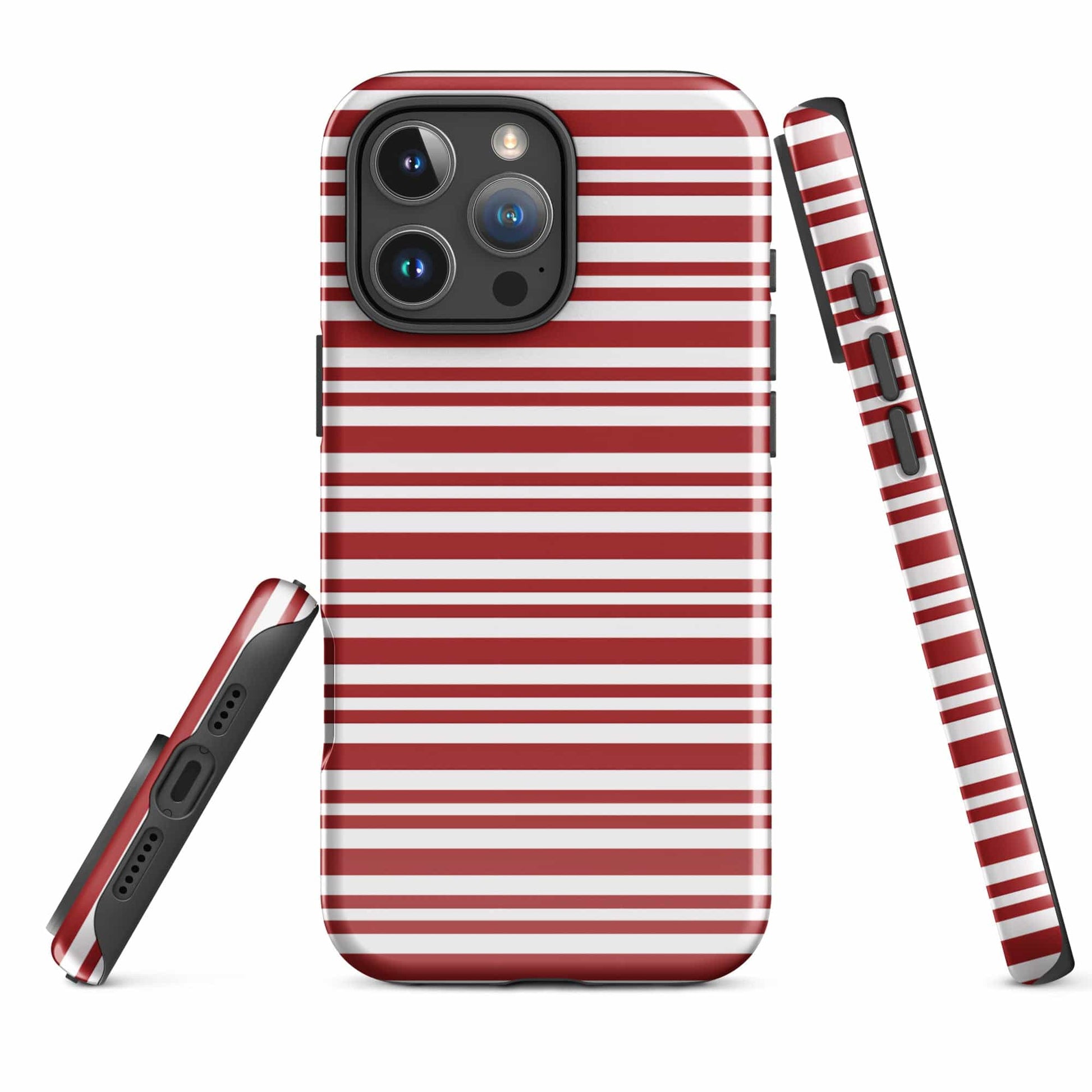 Candy Cane Tough Case for iPhone® - Premium  - Shop now at San Rocco Italia