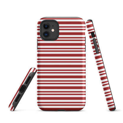 Candy Cane Tough Case for iPhone® - Premium  - Shop now at San Rocco Italia