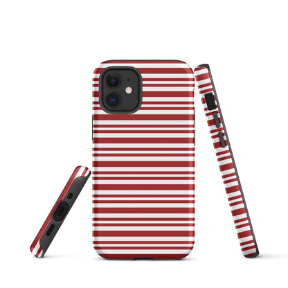 Candy Cane Tough Case for iPhone® - Premium  - Shop now at San Rocco Italia