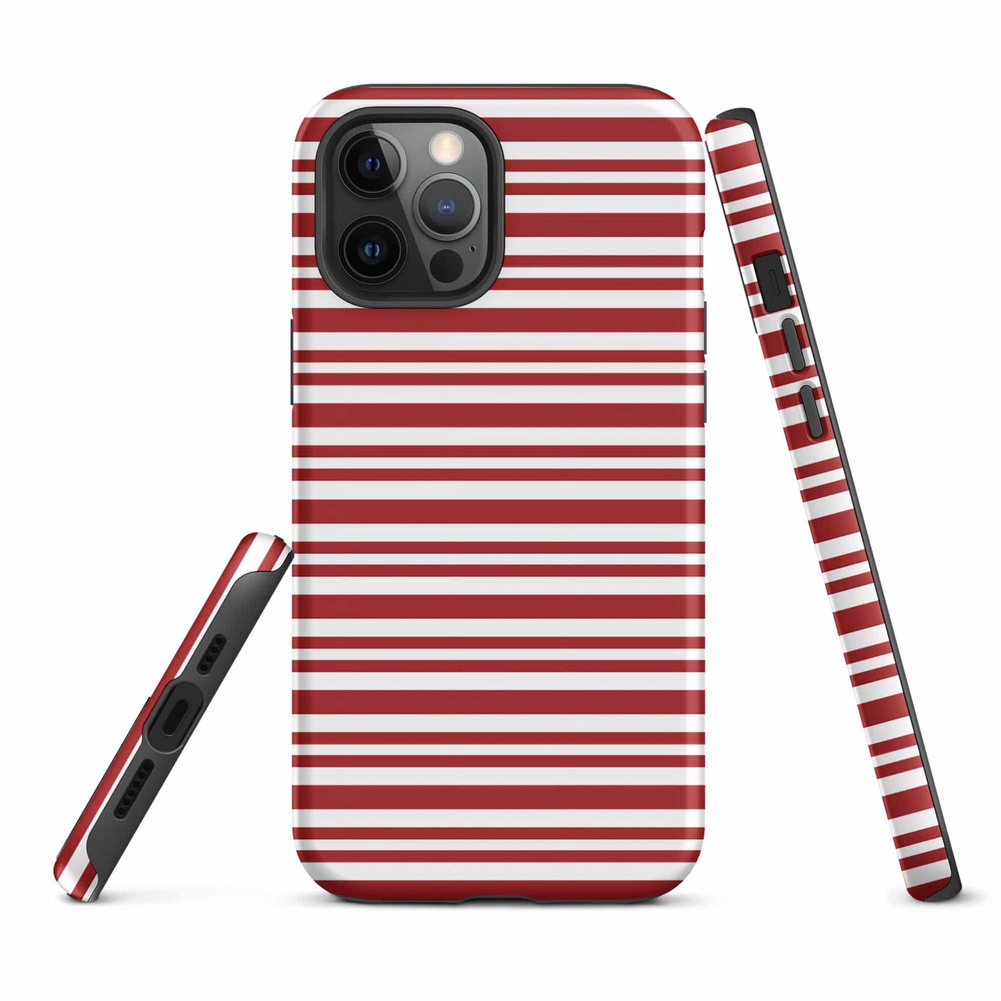 Candy Cane Tough Case for iPhone® - Premium  - Shop now at San Rocco Italia