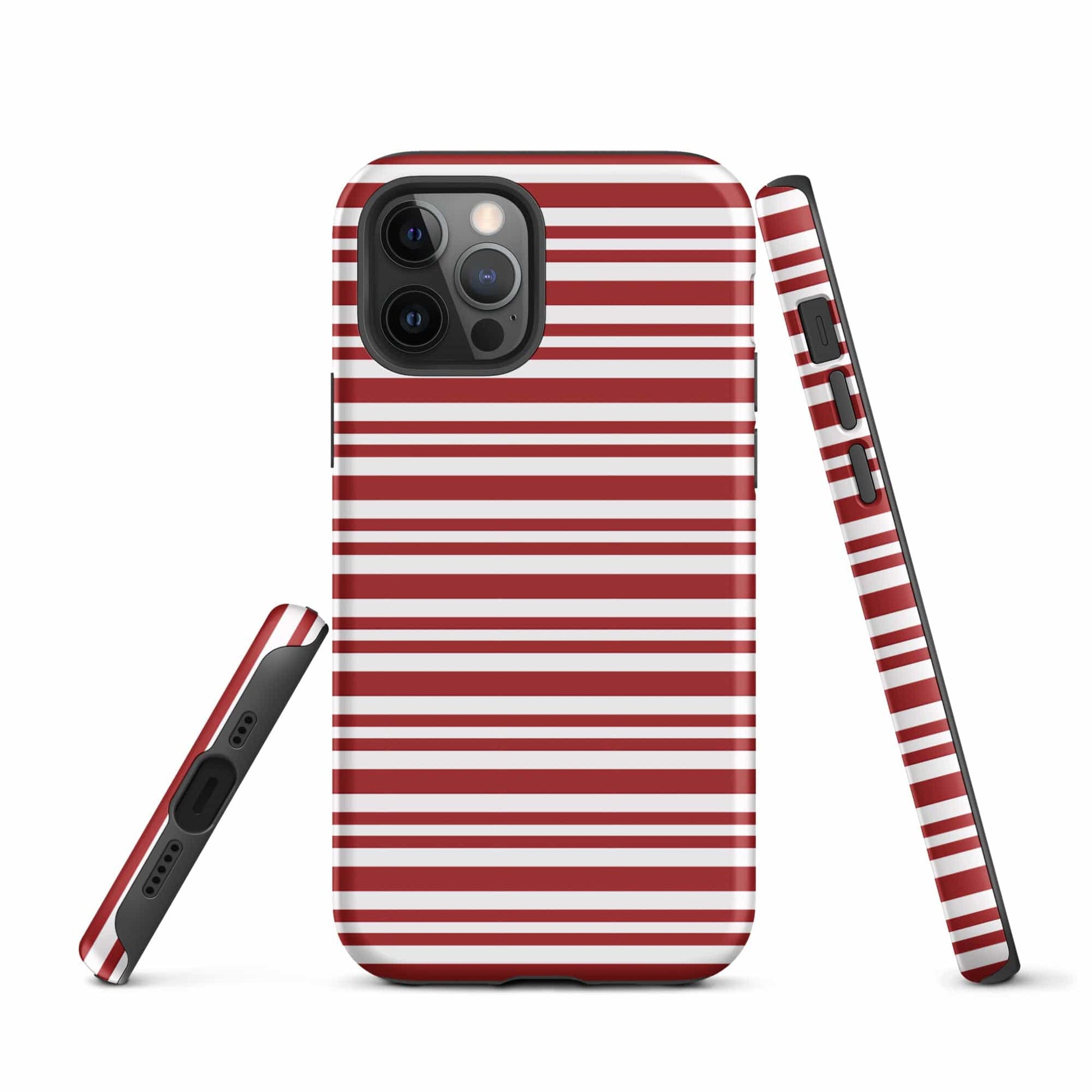 Candy Cane Tough Case for iPhone® - Premium  - Shop now at San Rocco Italia