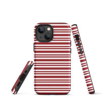 Candy Cane Tough Case for iPhone® - Premium  - Shop now at San Rocco Italia