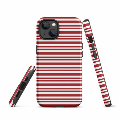 Candy Cane Tough Case for iPhone® - Premium  - Shop now at San Rocco Italia