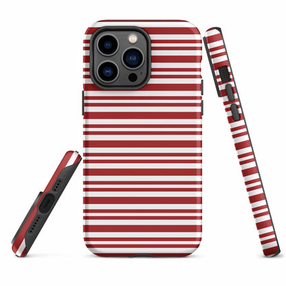 Candy Cane Tough Case for iPhone® - Premium  - Shop now at San Rocco Italia