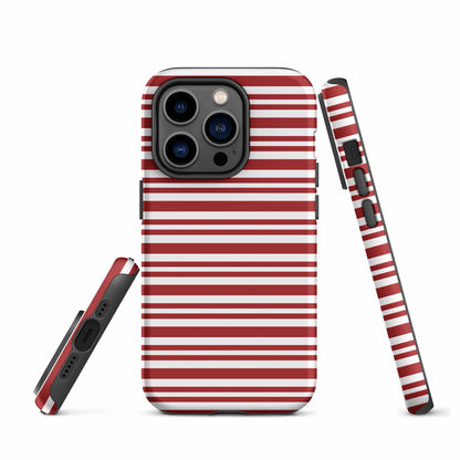 Candy Cane Tough Case for iPhone® - Premium  - Shop now at San Rocco Italia