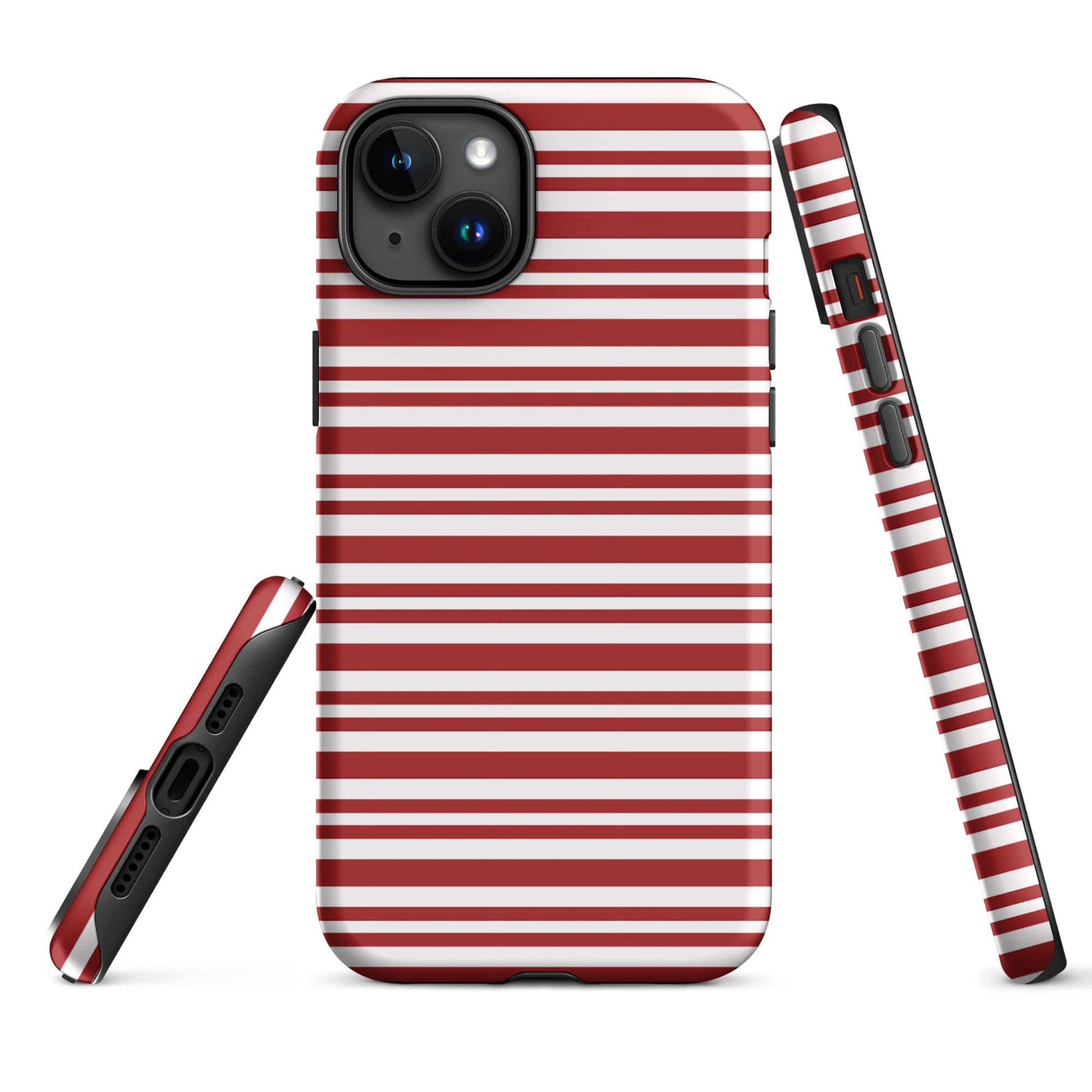 Candy Cane Tough Case for iPhone® - Premium  - Shop now at San Rocco Italia