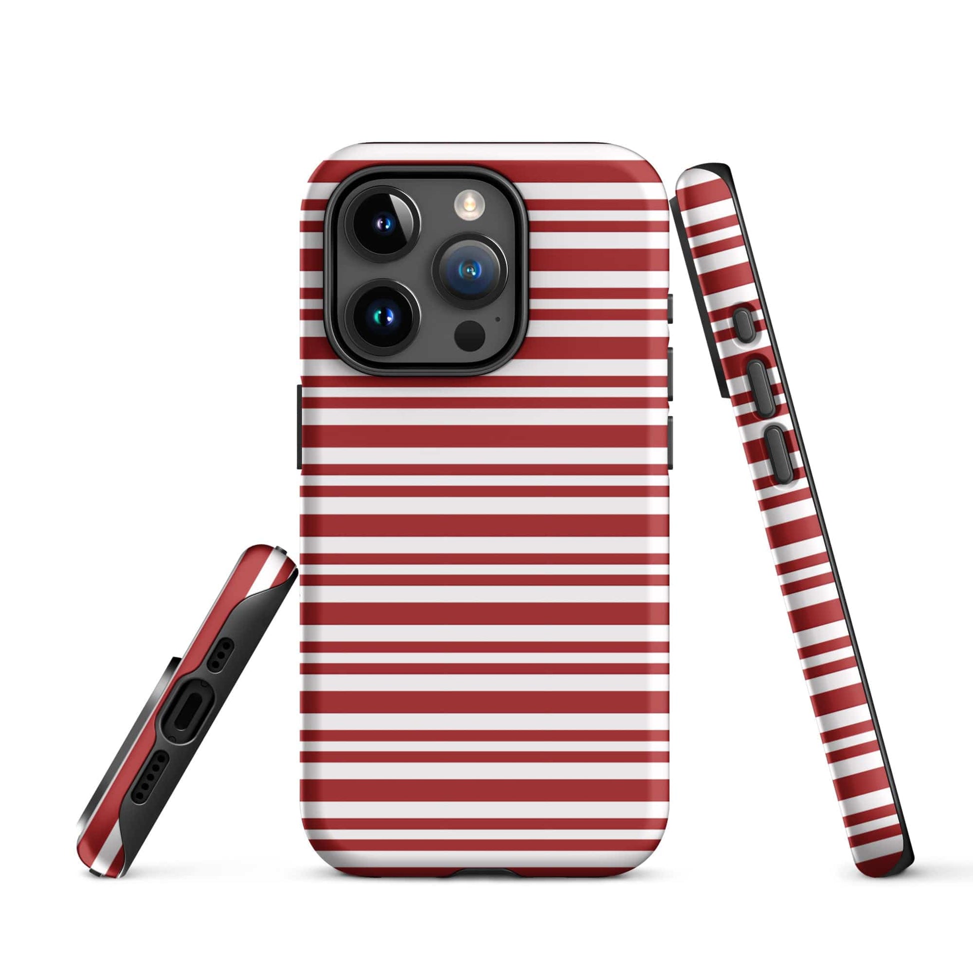 Candy Cane Tough Case for iPhone® - Premium  - Shop now at San Rocco Italia