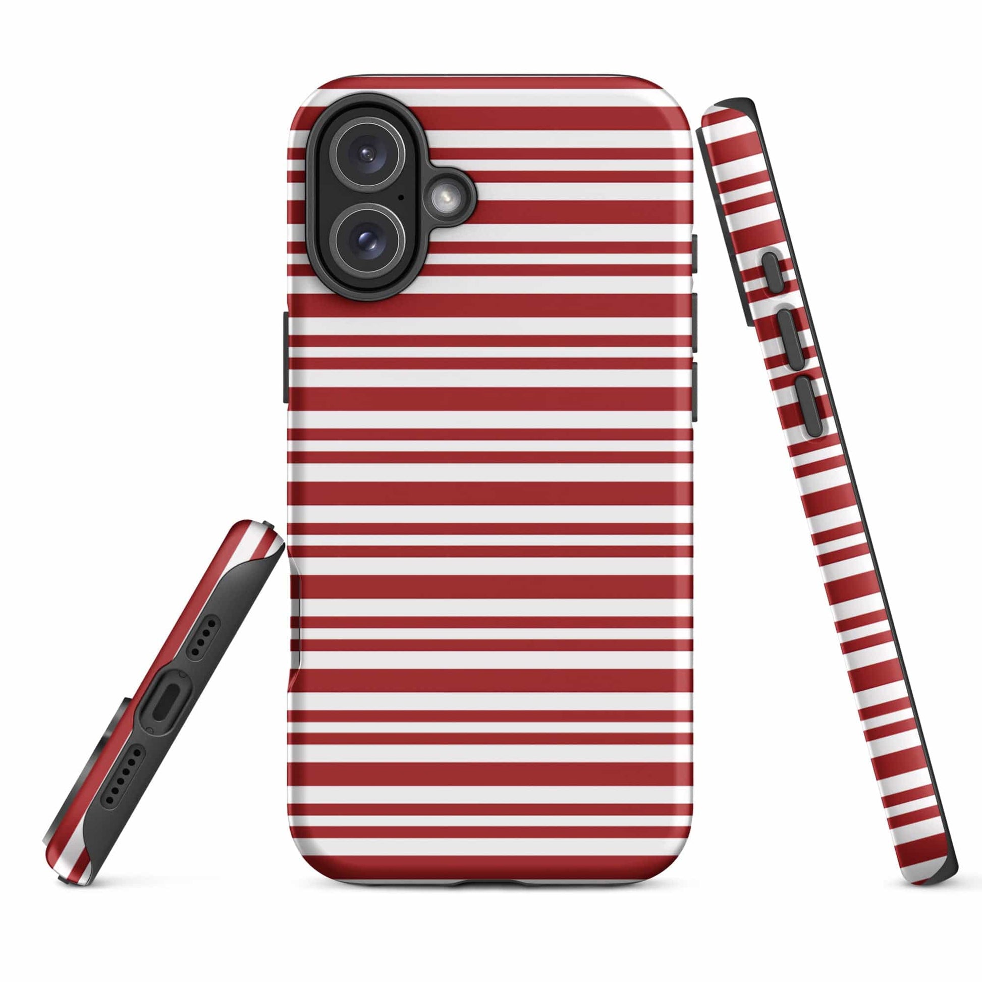 Candy Cane Tough Case for iPhone® - Premium  - Shop now at San Rocco Italia