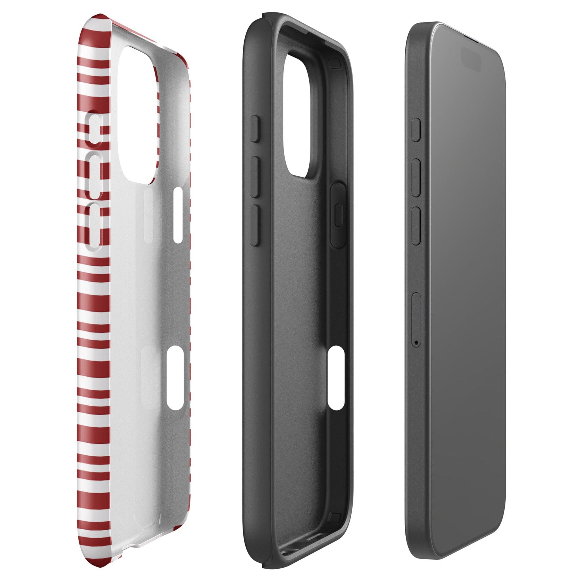 Candy Cane Tough Case for iPhone® - Premium Mobile Phone Cases - Shop now at San Rocco Italia