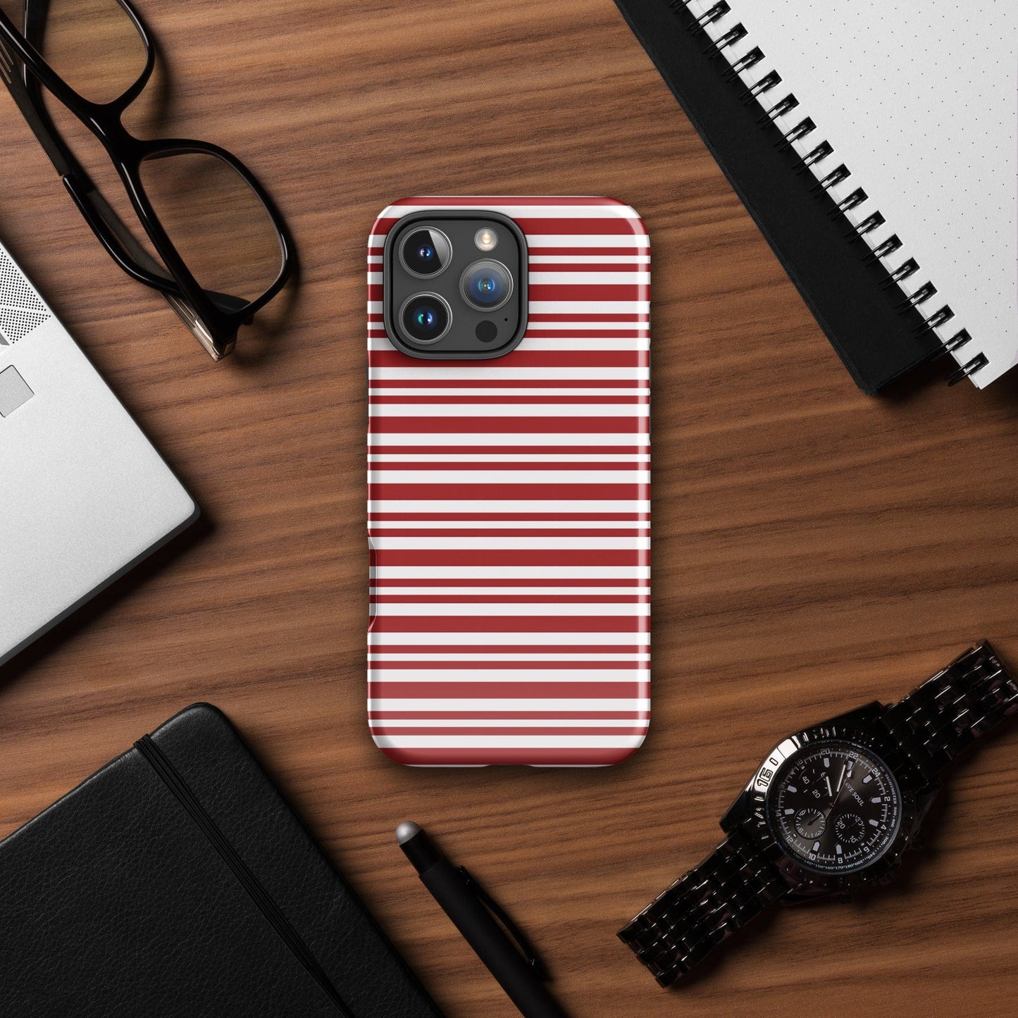 Candy Cane Tough Case for iPhone® - Premium Mobile Phone Cases - Shop now at San Rocco Italia