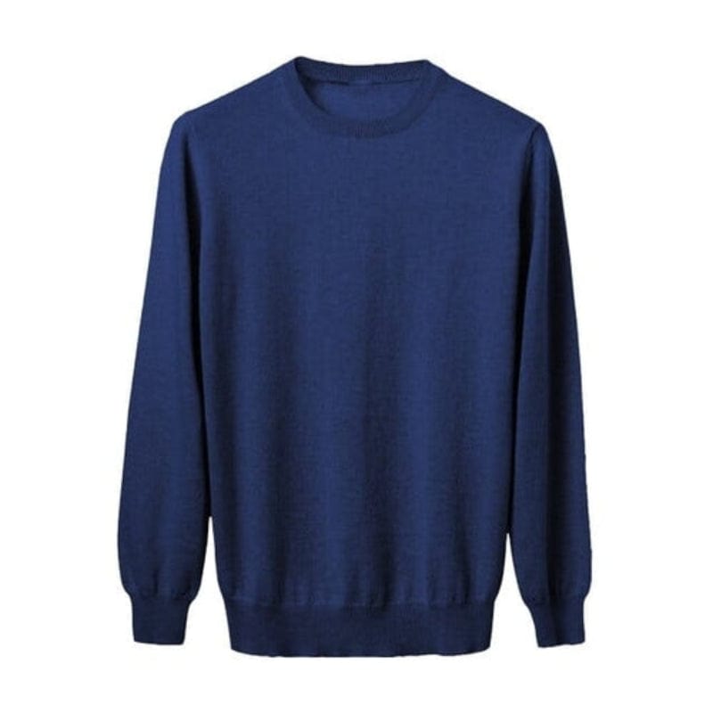 Cashmere Crew Neck Sweater for Men - Premium Men's Clothing - Shop now at San Rocco Italia