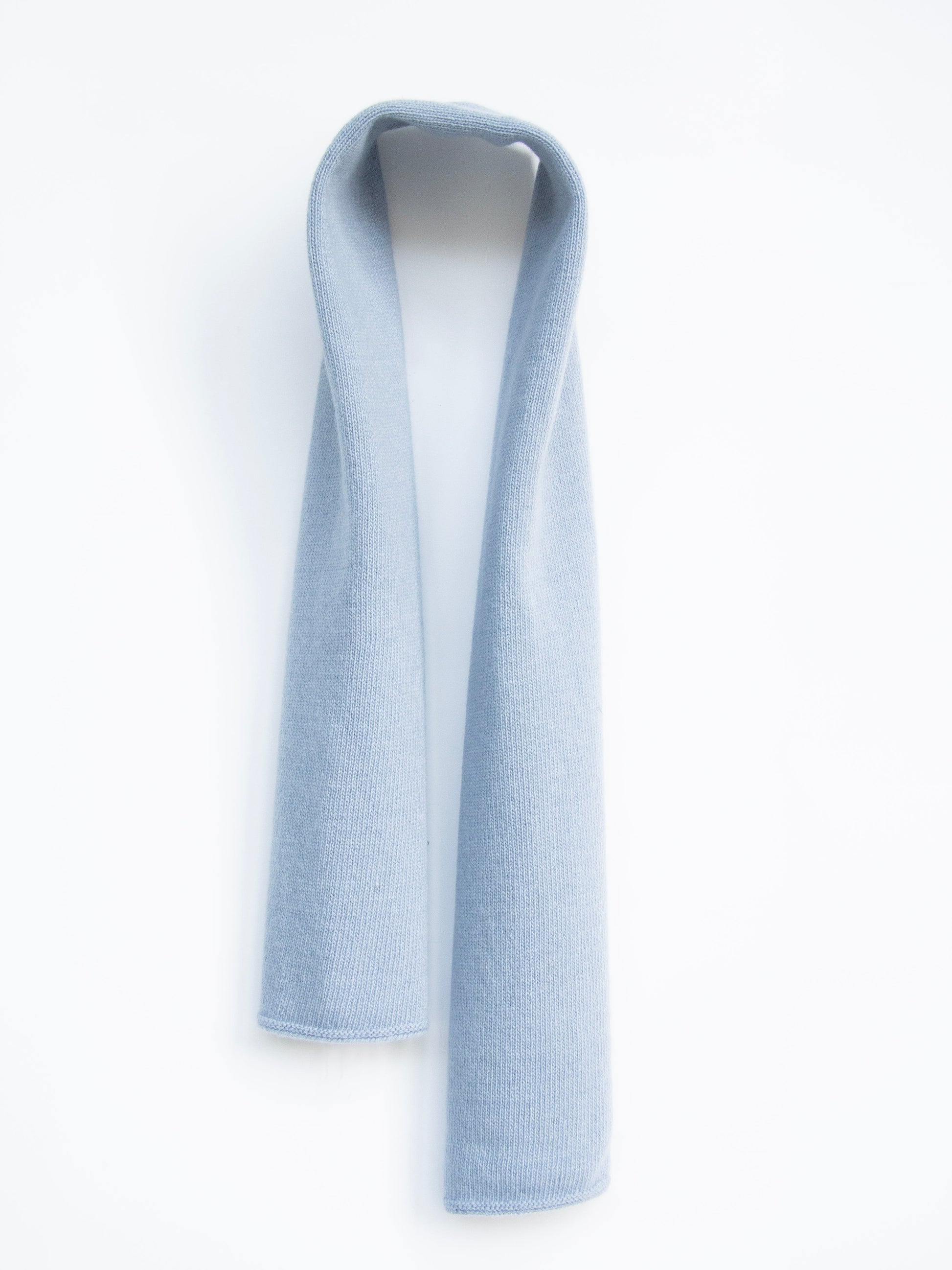 Knitwear Dusty Blue Cashmere Mix Scarf San Rocco Italia