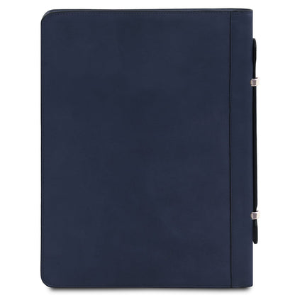 Cesare - Leather document case with handle and ring binder | TL142554