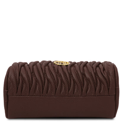 Leather handbags Chantilly - Mini leather bowling bag | TL142493 San Rocco Italia