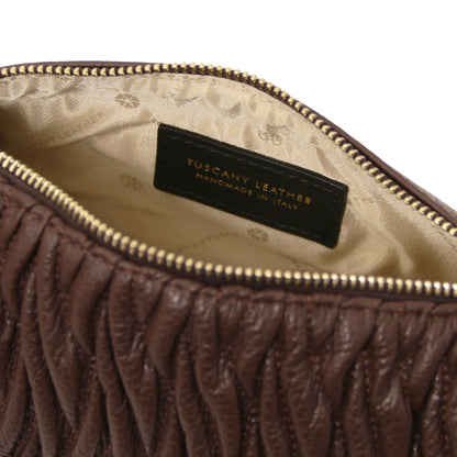 Leather handbags Chantilly - Mini leather bowling bag | TL142493 San Rocco Italia