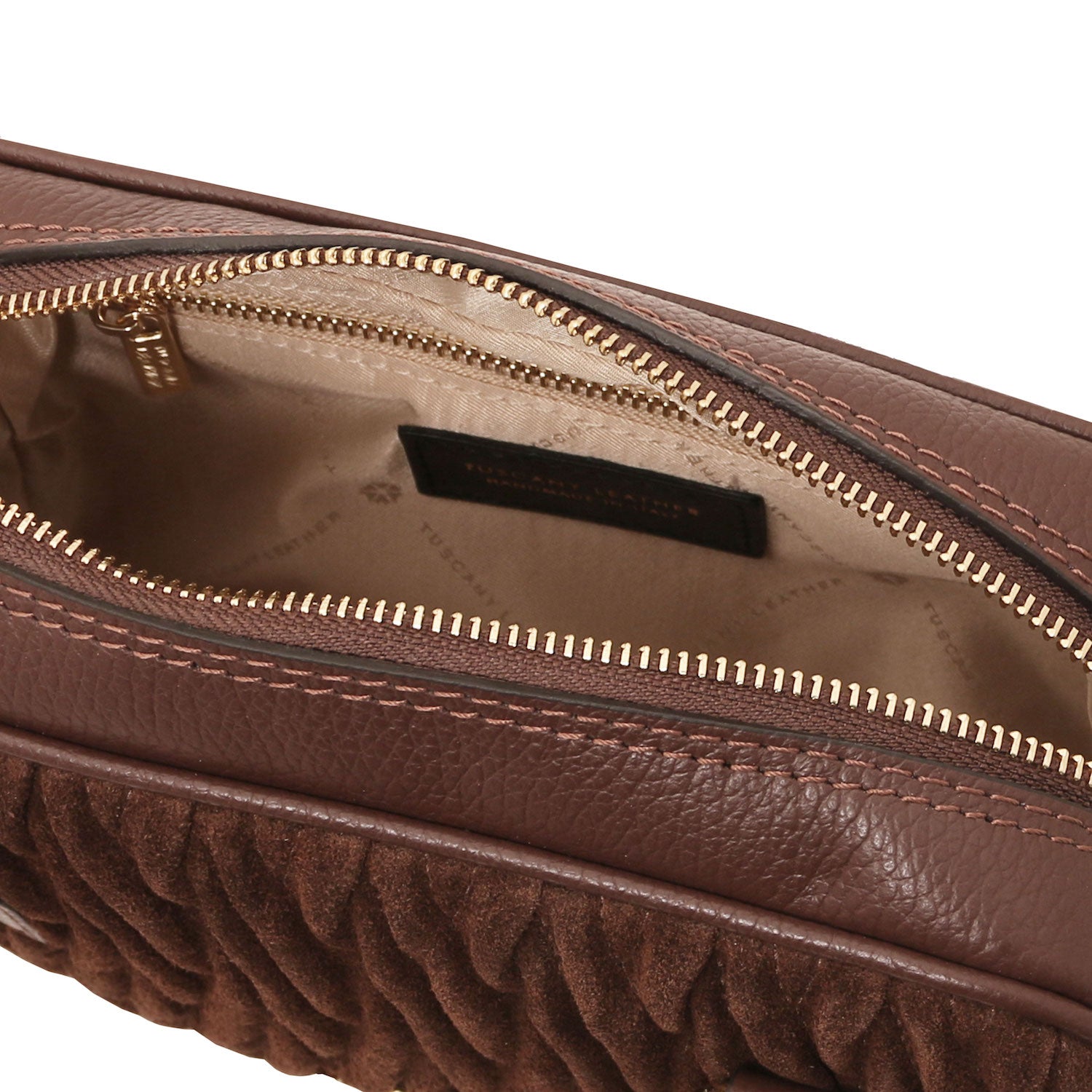 Leather handbags Chantilly - Suede leather handbag | TL142480 San Rocco Italia