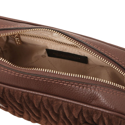 Leather handbags Chantilly - Suede leather handbag | TL142480 San Rocco Italia