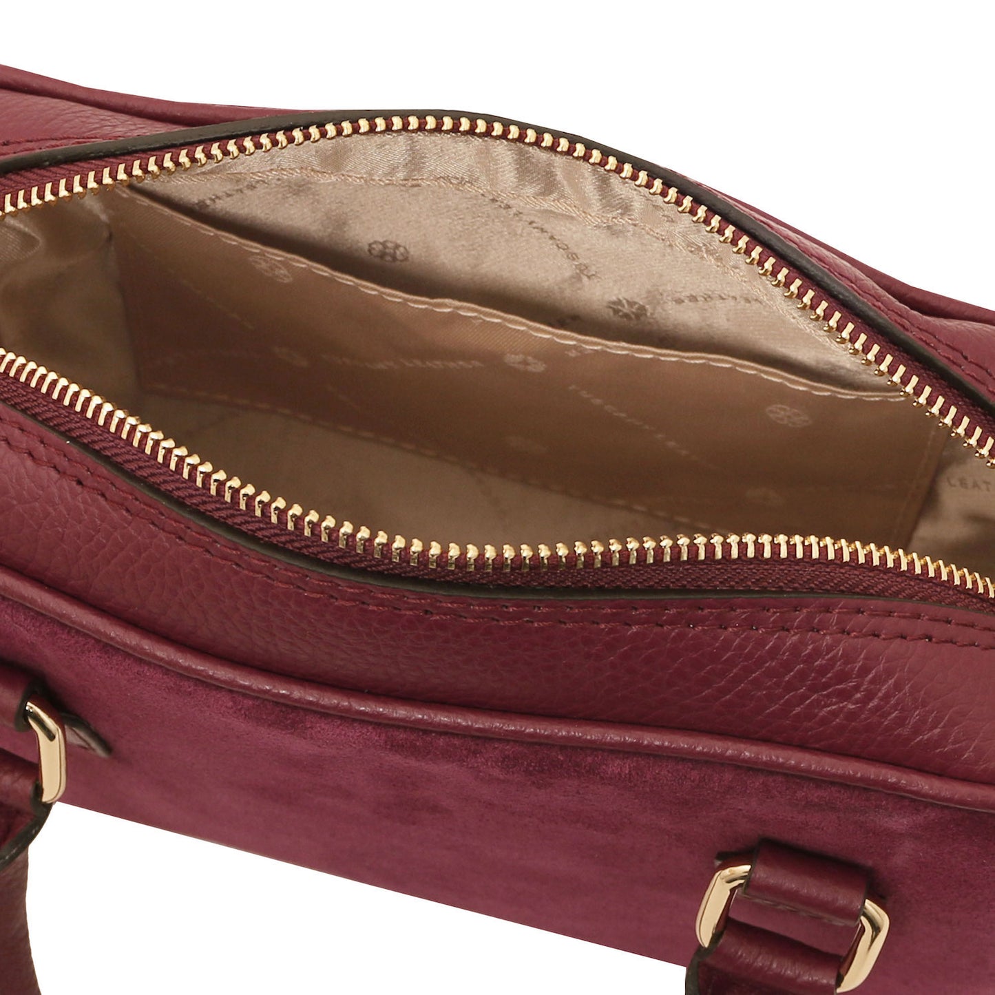 Leather handbags Chantilly - Suede leather handbag | TL142480 San Rocco Italia