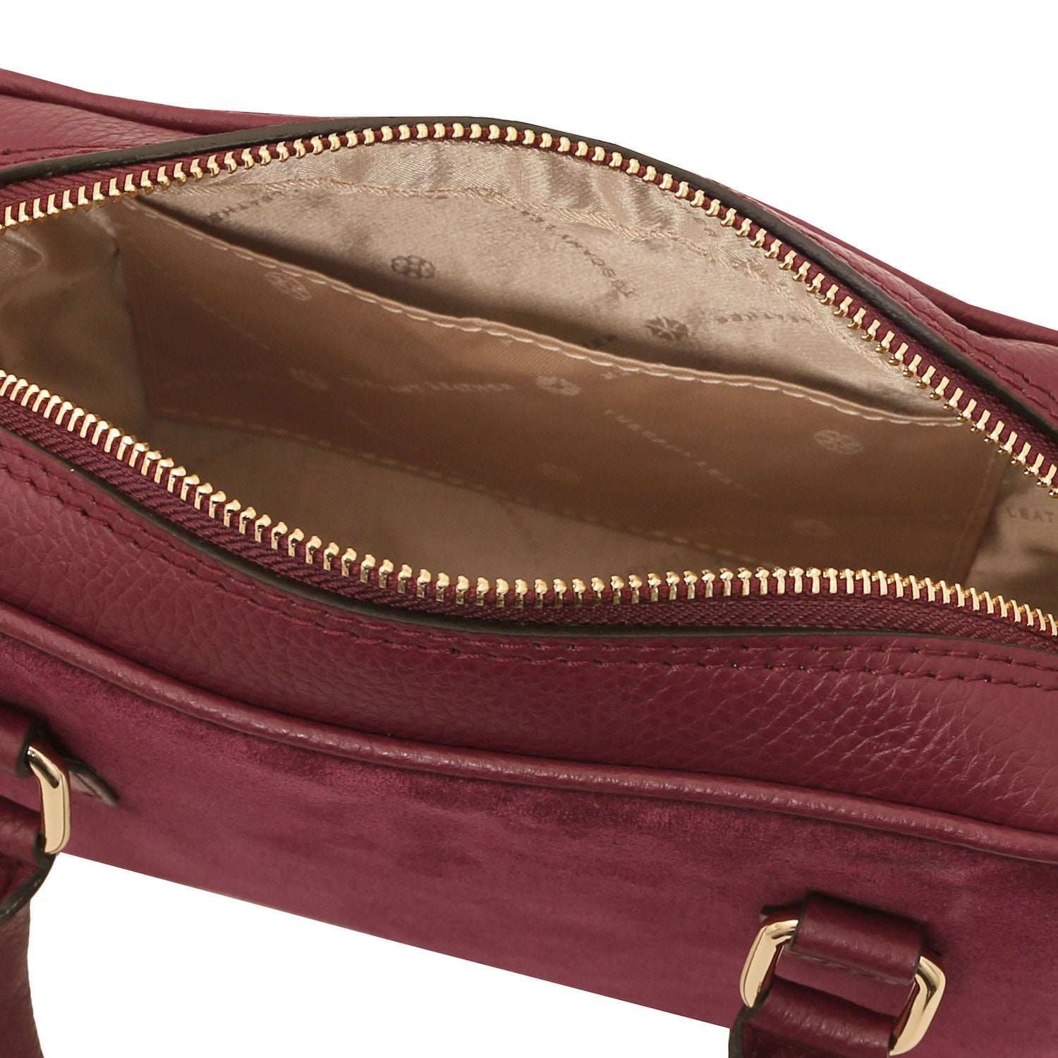 Leather handbags Chantilly - Suede leather handbag | TL142480 San Rocco Italia