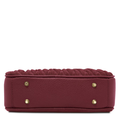 Leather handbags Chantilly - Suede leather handbag | TL142480 San Rocco Italia