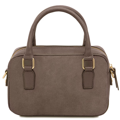 Leather handbags Chantilly - Suede leather handbag | TL142480 San Rocco Italia