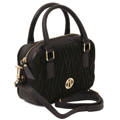 Leather handbags Chantilly - Suede leather handbag | TL142480 San Rocco Italia