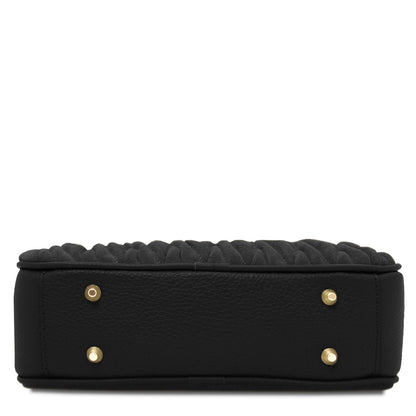 Leather handbags Chantilly - Suede leather handbag | TL142480 San Rocco Italia