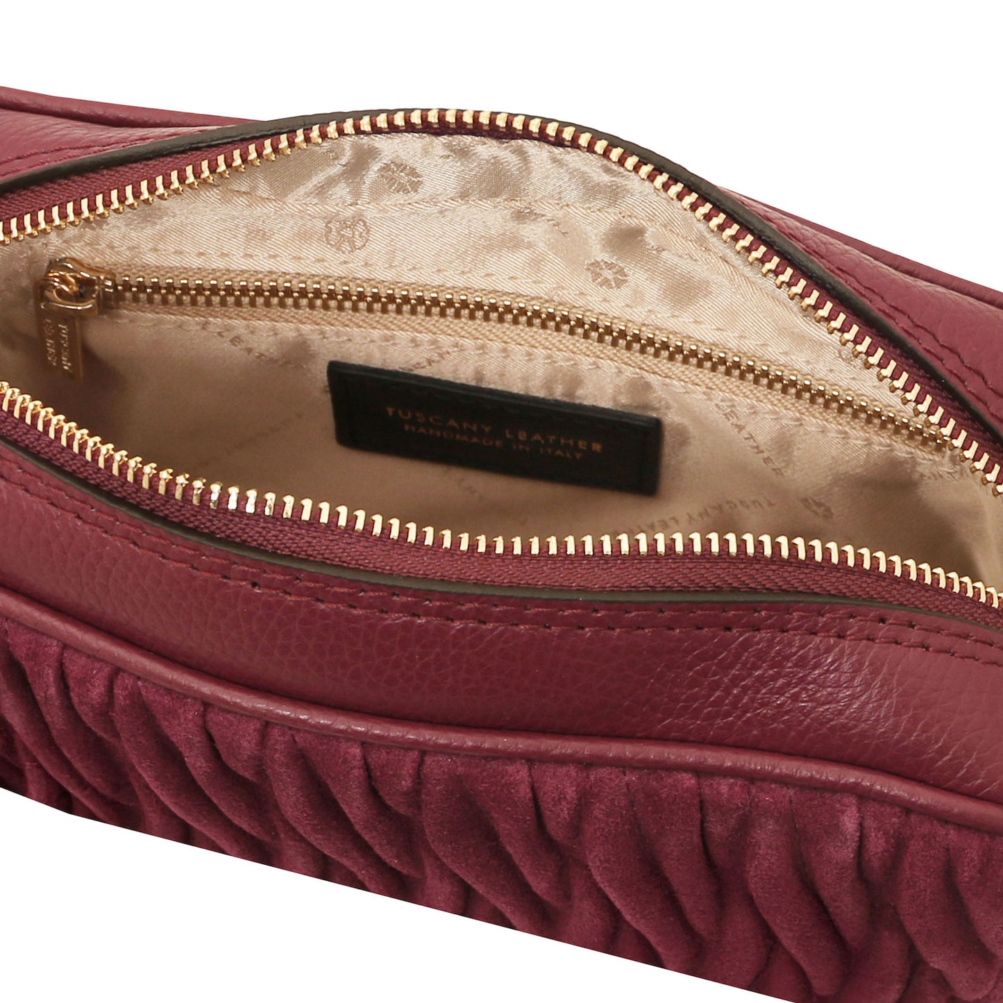 Leather handbags Chantilly - Suede leather shoulder bag | TL142490 San Rocco Italia