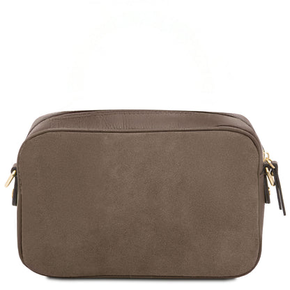Leather handbags Chantilly - Suede leather shoulder bag | TL142490 San Rocco Italia