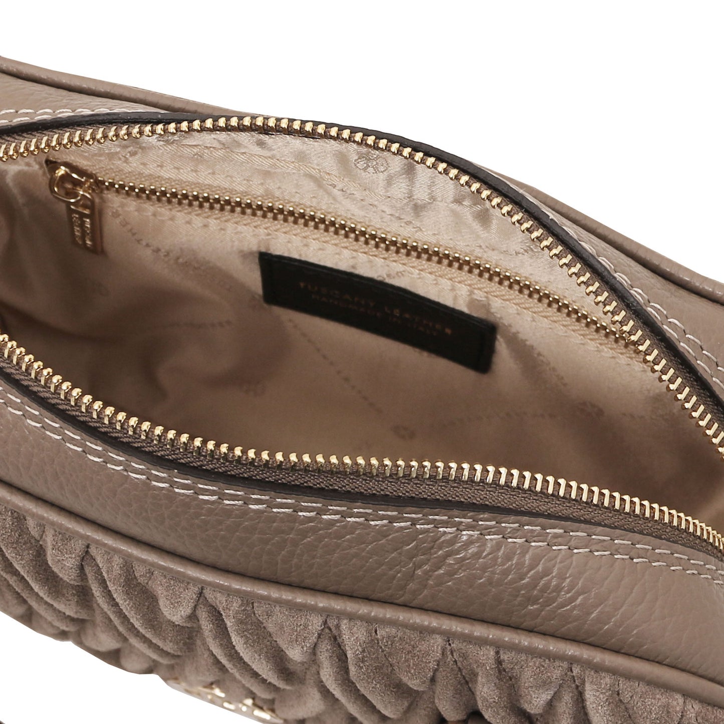 Leather handbags Chantilly - Suede leather shoulder bag | TL142490 San Rocco Italia